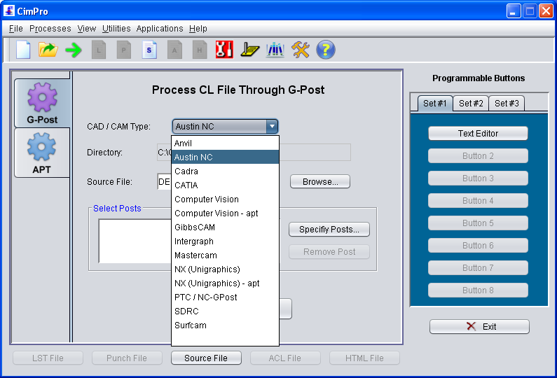 CIMpro cad/cam screen shot